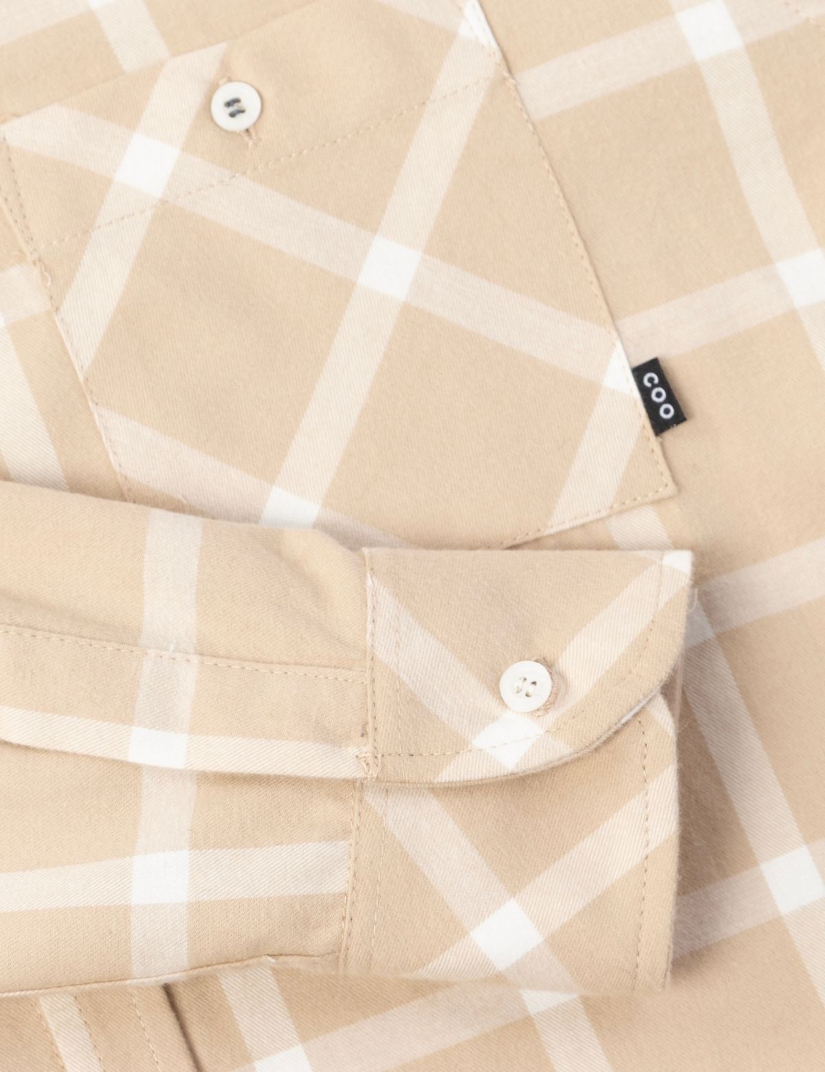 Camisa Escocesa Dandy Beige