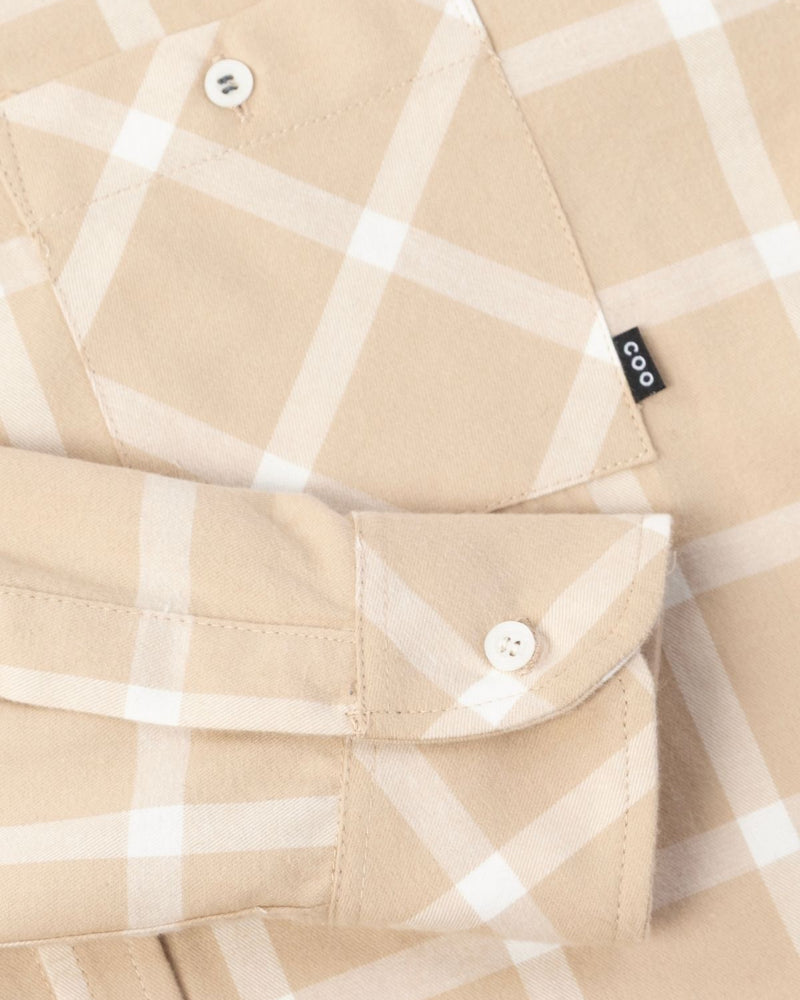 Camisa Escocesa Dandy Beige