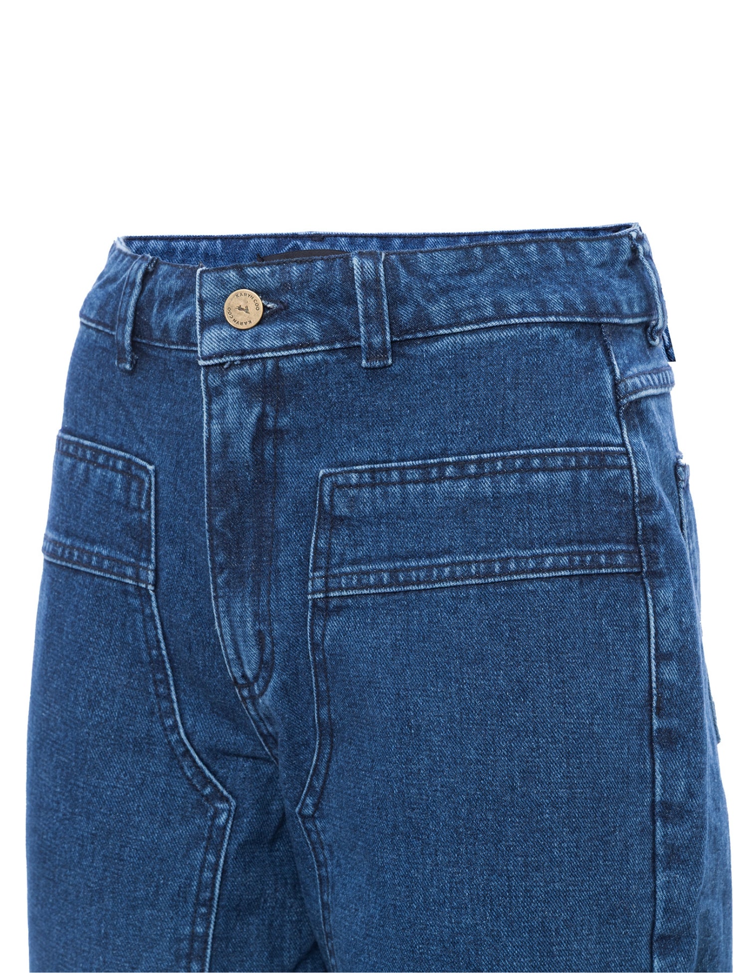 Jeans moms sustentable Patch
