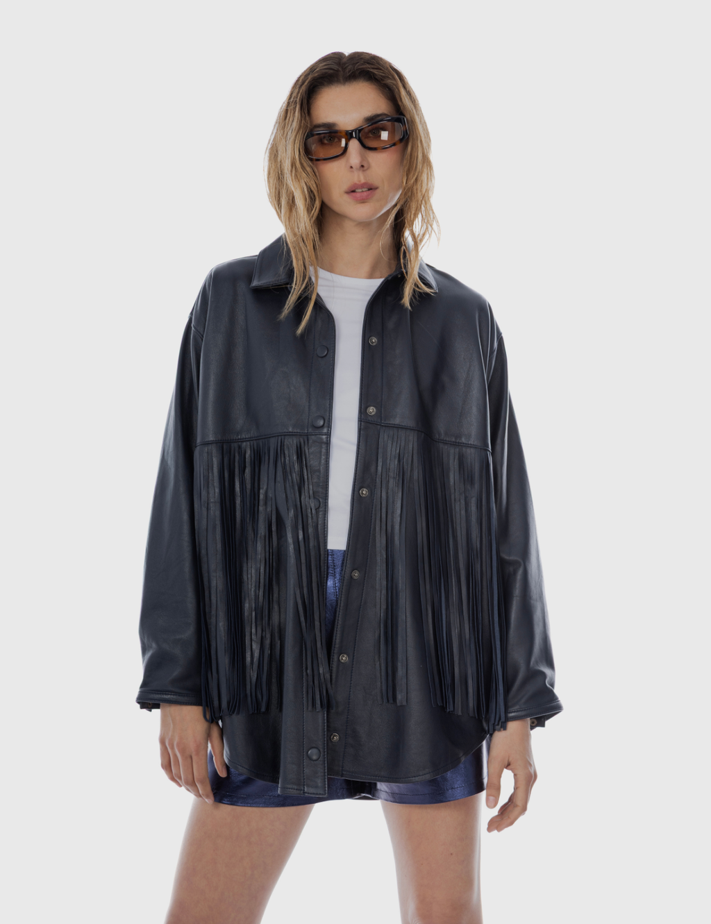 Camisa Flecos Caroline Marino