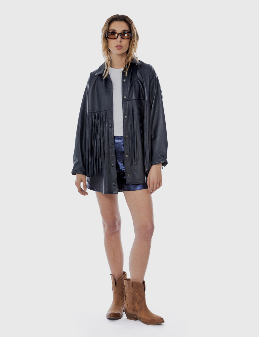 Camisa Flecos Caroline Marino