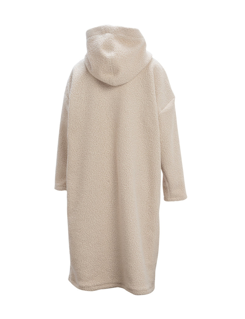 Abrigo corderito Ariel beige