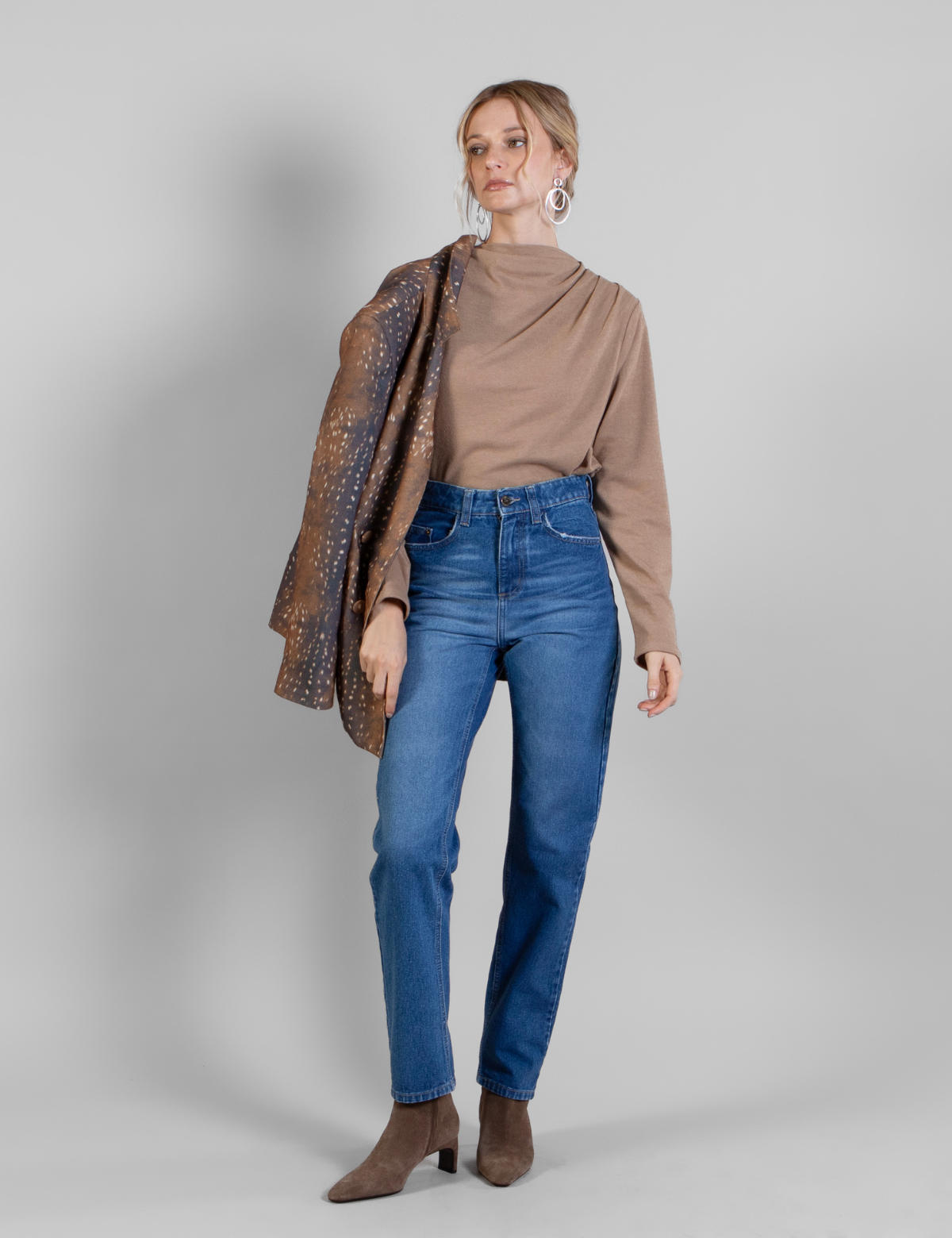 Polera Beatle Noelia Camel