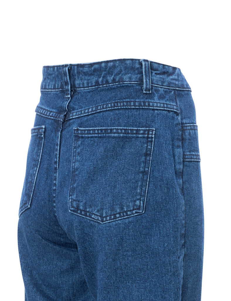 Jeans moms sustentable Patch