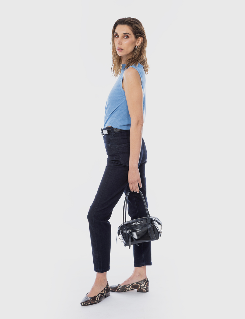 Blusa Irregular Bilbao Cielo