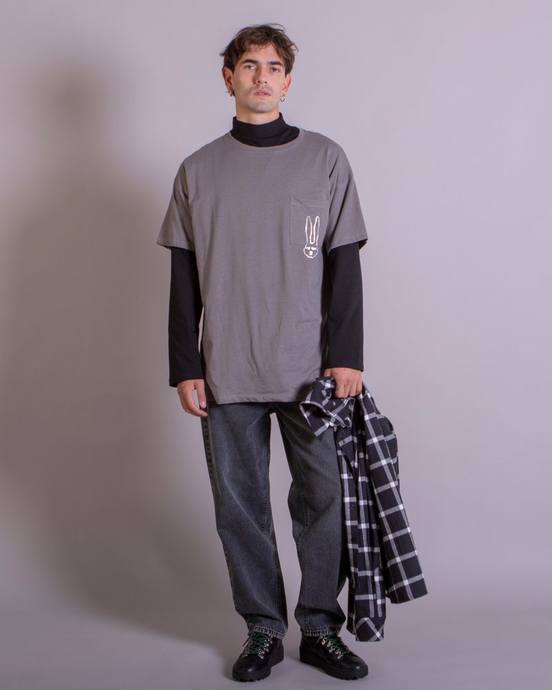 Polera Dylan x Lenny gris