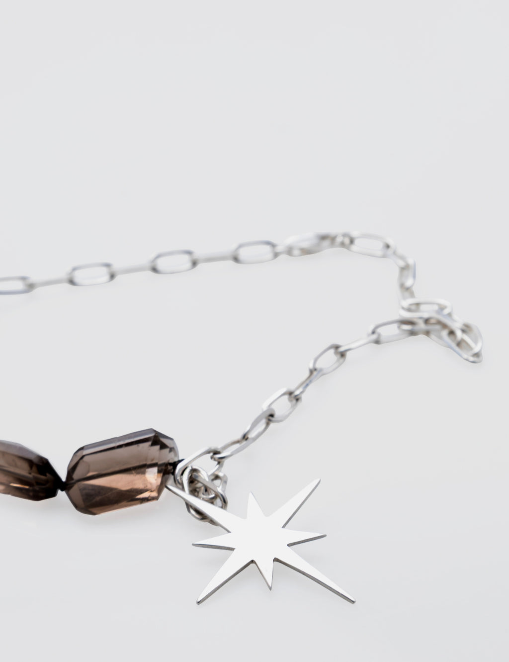 Collar piedra Rosa de los Vientos Plata