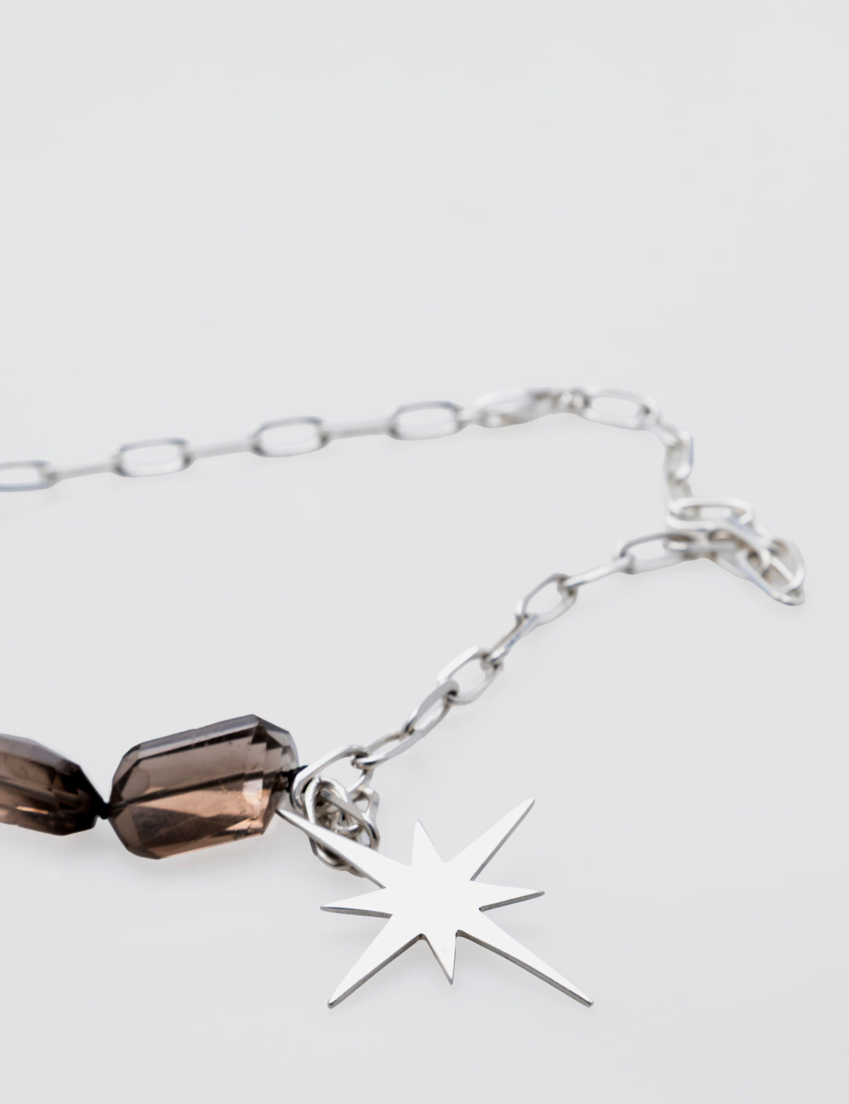 Collar piedra Rosa de los Vientos Plata
