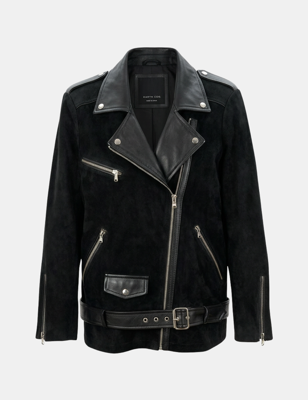 Biker Naomi Oversize Reno Negro
