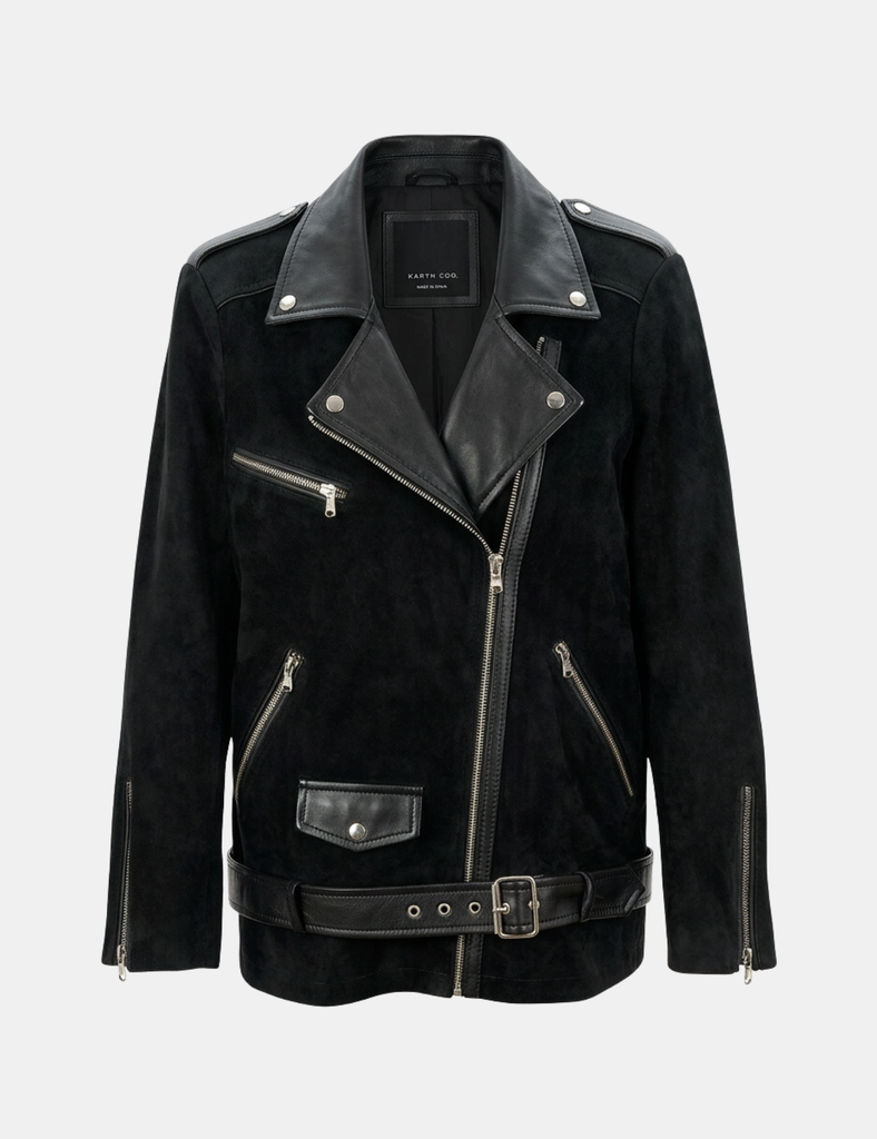 Biker Naomi Oversize Reno Negro