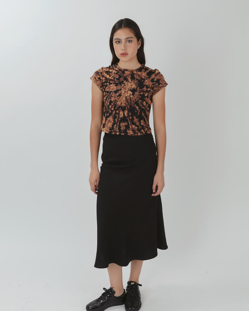 Falda Sesgo Suri Negro