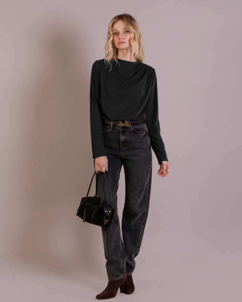 Polera Beatle Noelia Negro