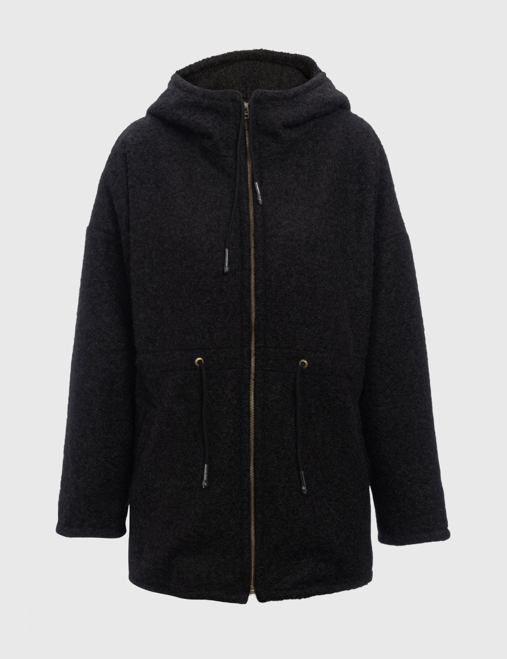 Chaqueta bouclé Abril Negro