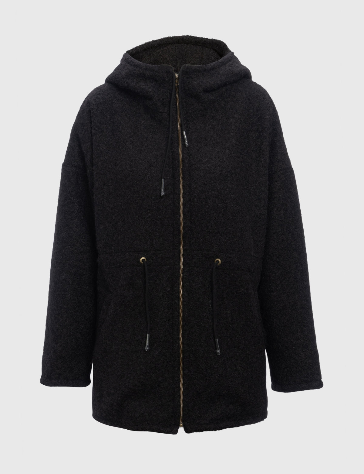Chaqueta bouclé Abril Negro