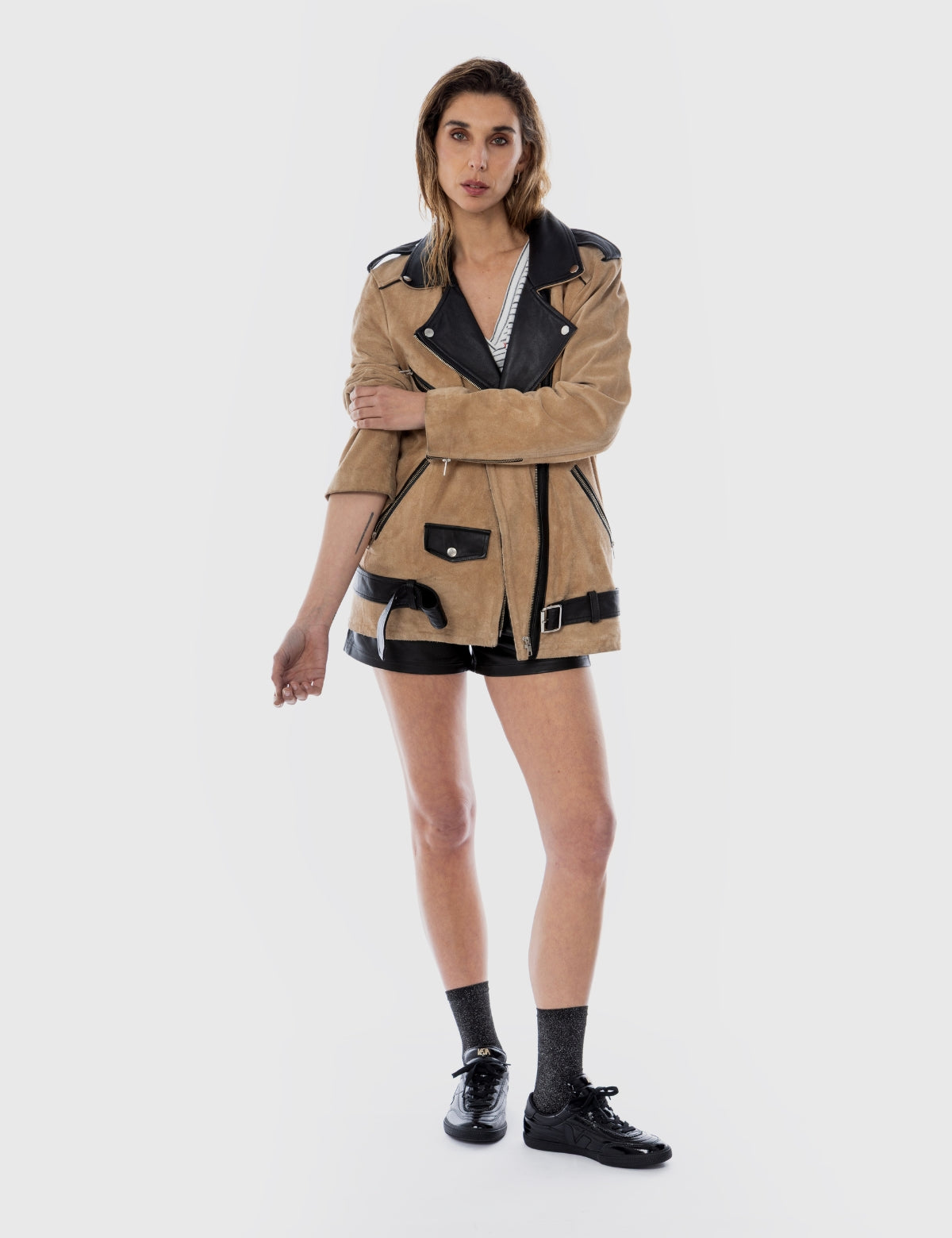 Biker Naomi Oversize Reno Habano