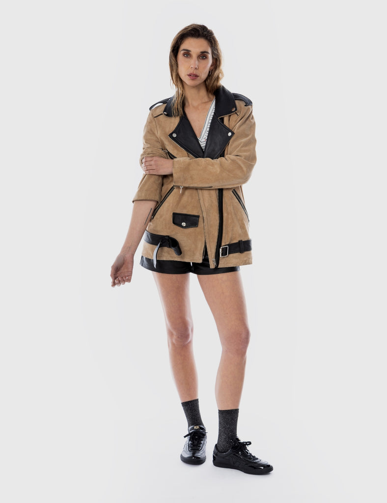 Biker Naomi Oversize Reno Habano