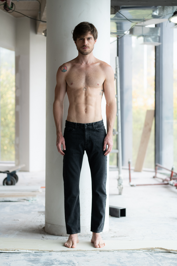 Jeans recto Dante negro