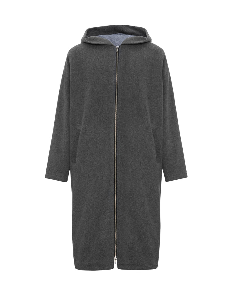 Abrigo paño Timberland gris