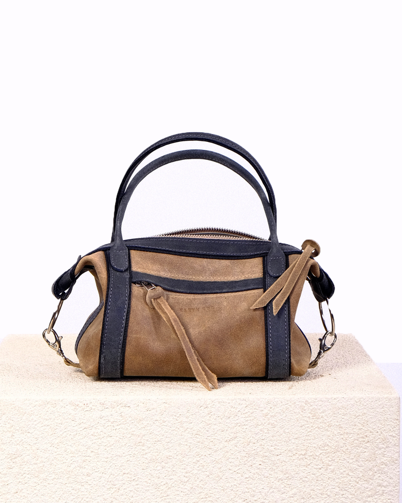 Cartera mini Diana Toffee y Humo