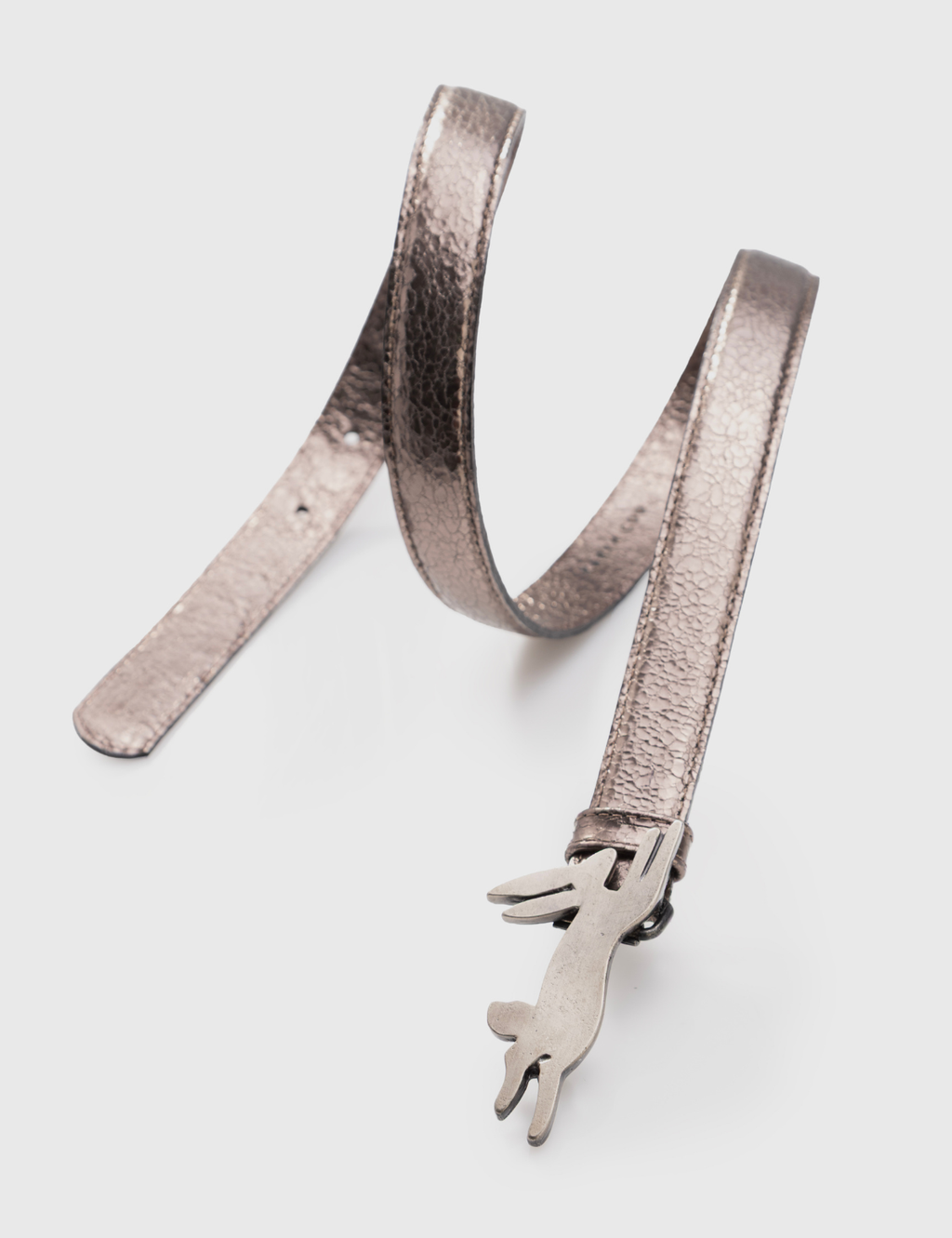 Cinturón Lapin Peltre Plata Envejecido