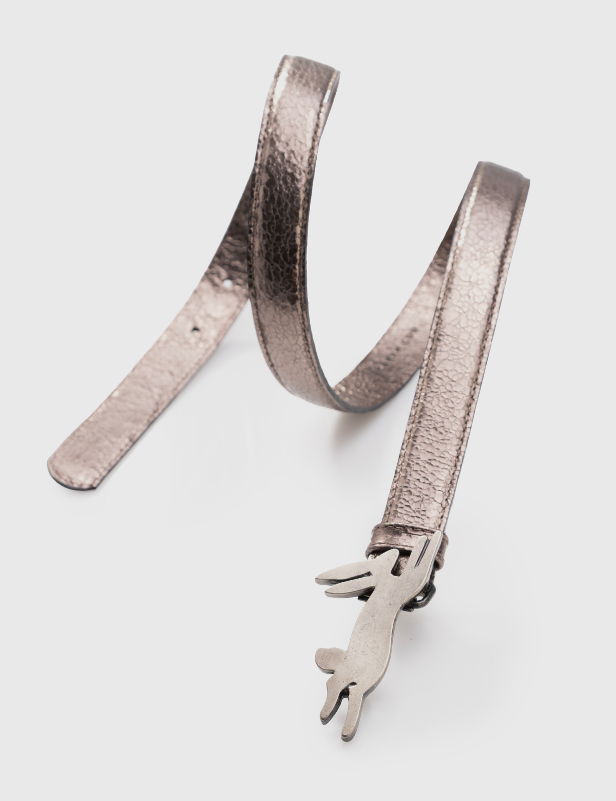 Cinturón Lapin Peltre Plata Envejecido