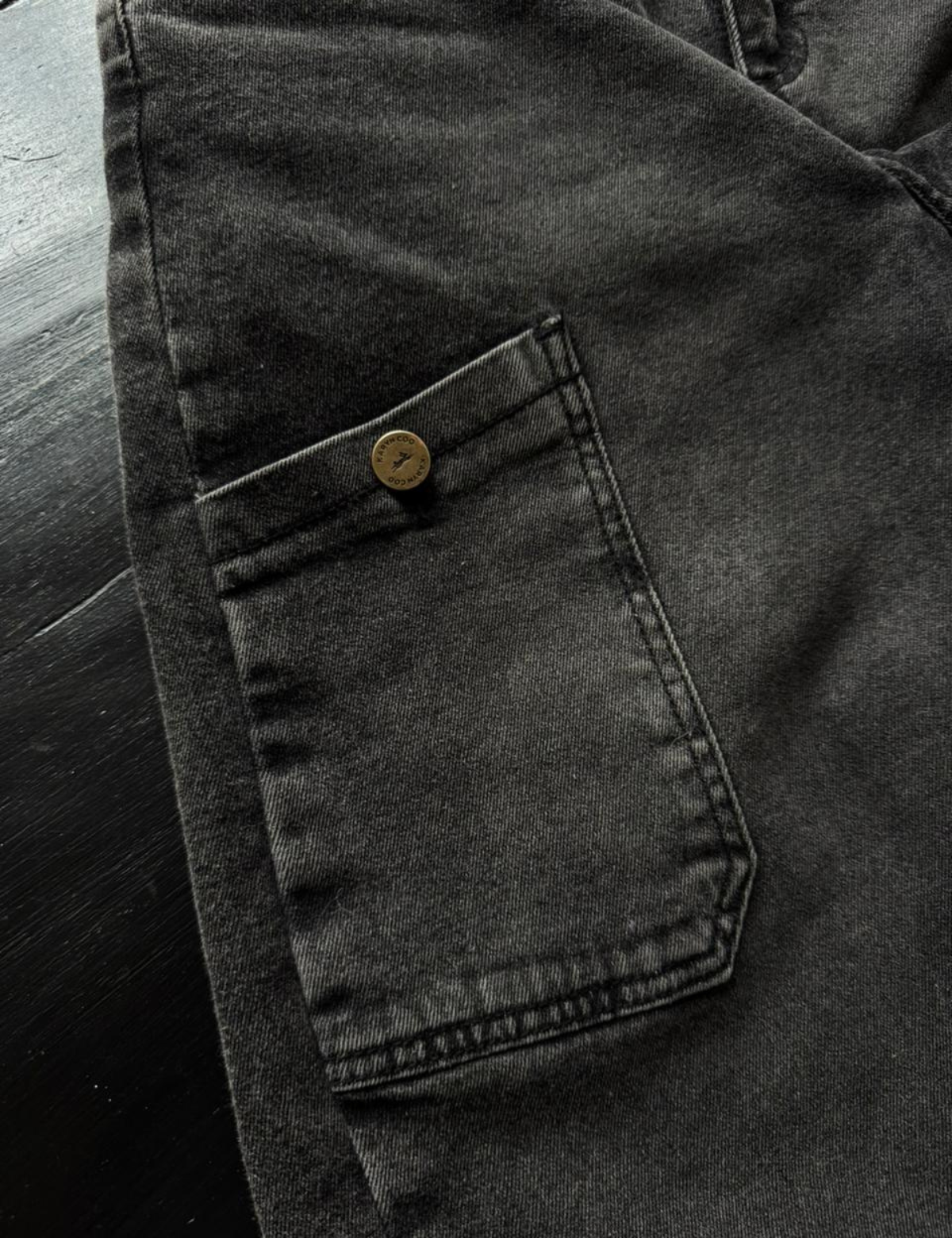 Jeans Barrel Negro