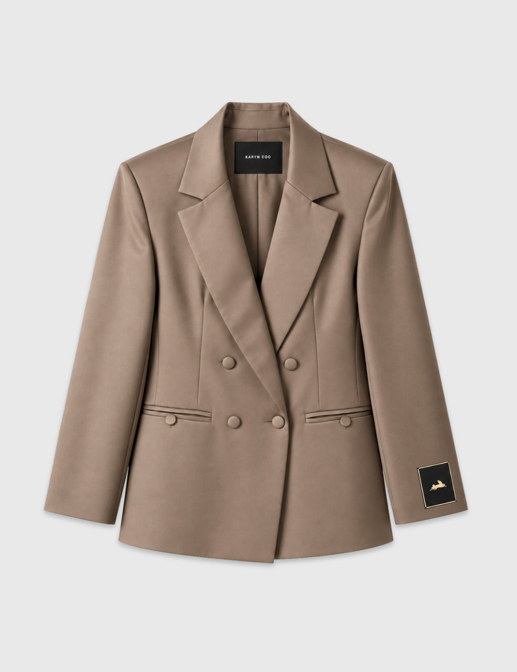 Blazer Raso Celine Taupe