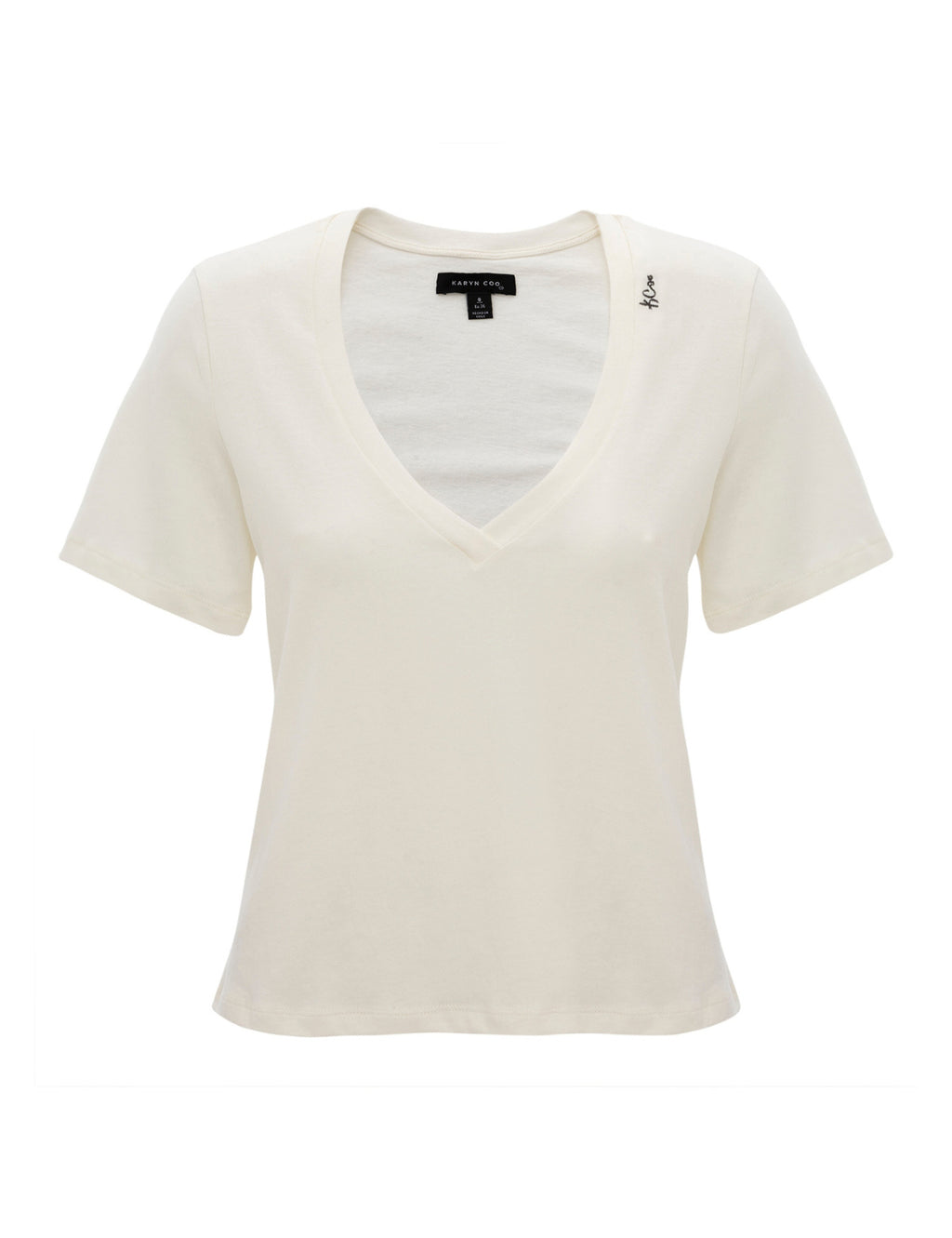Polera V Pam Blanco