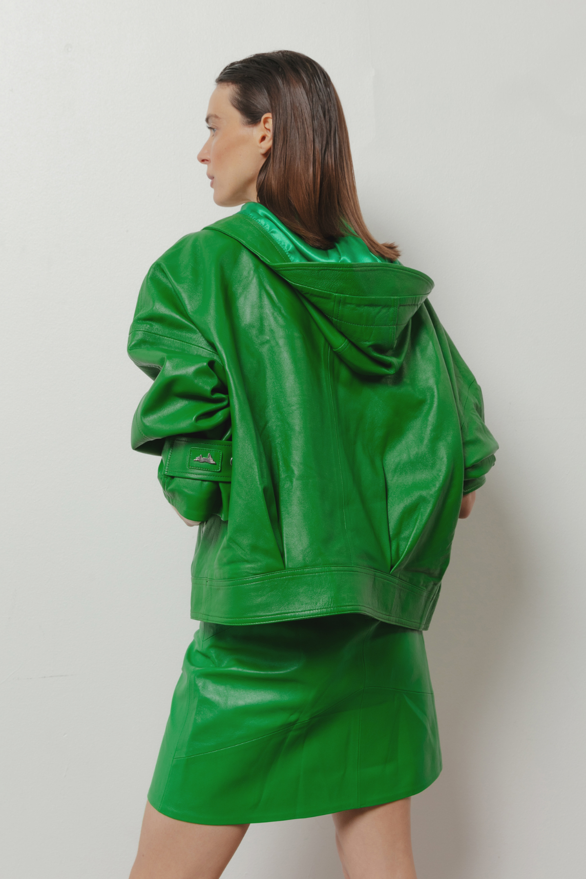 Mini falda Nora verde