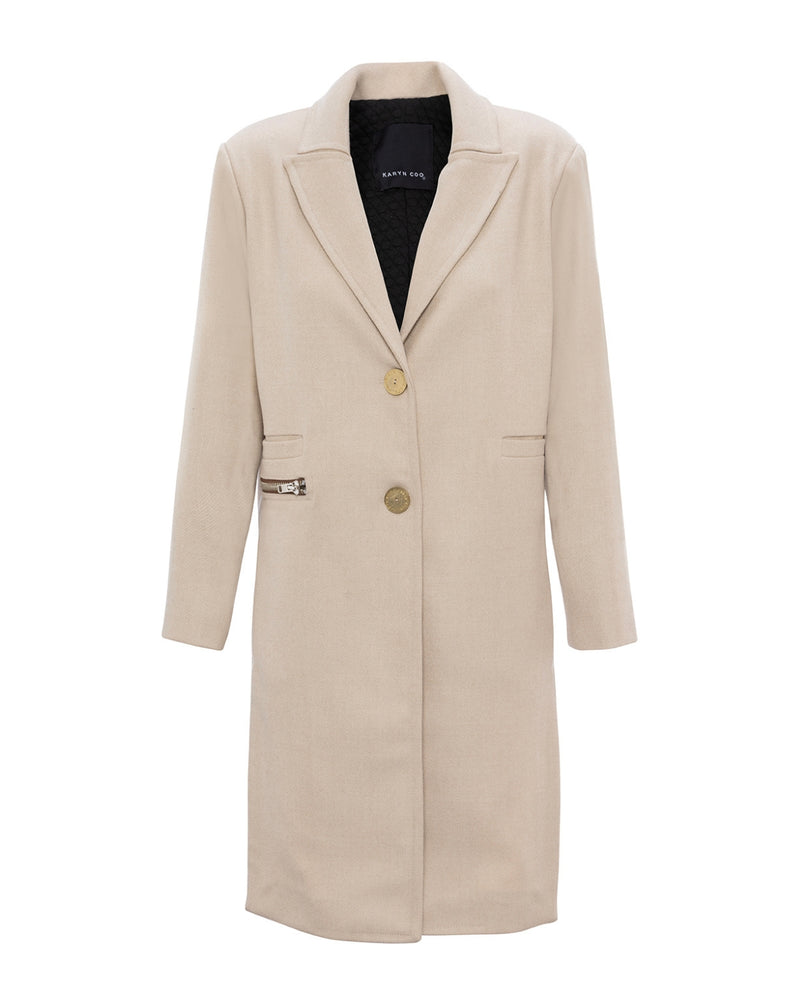 Abrigo sastre Muka crudo