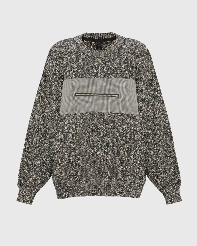 Tejido Zip Gris