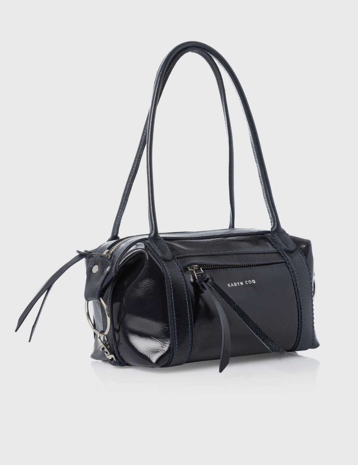 Cartera Diana Mini Marino Charol