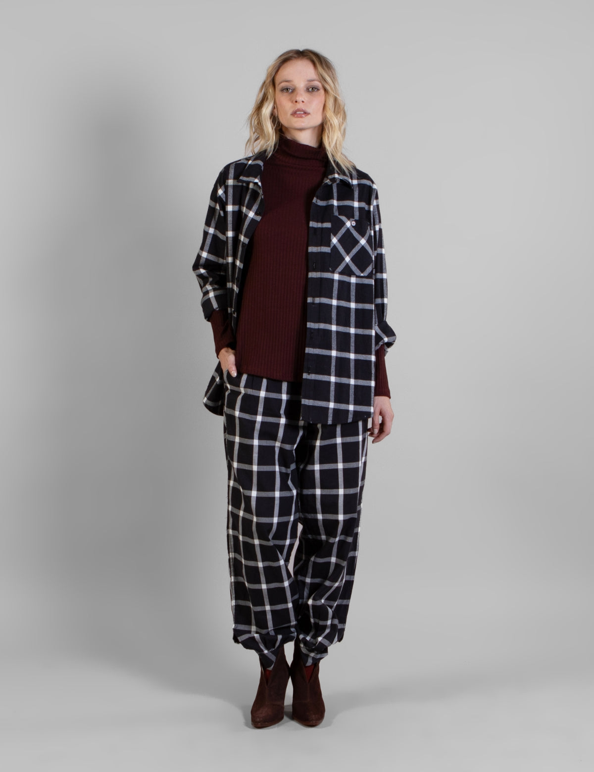 Pantalon Escocés Pampa Negro
