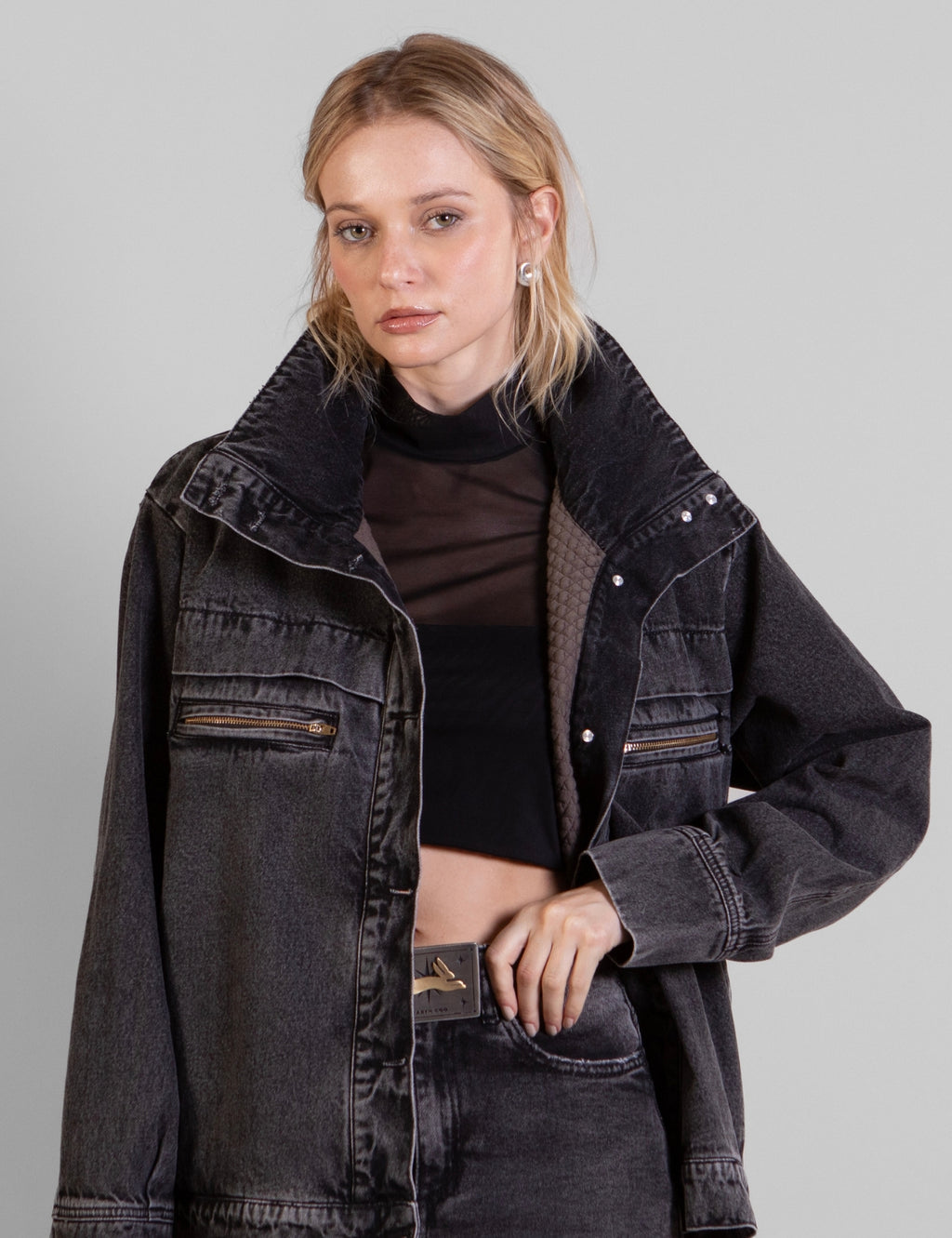 Chaqueta nenim Bronx Negro