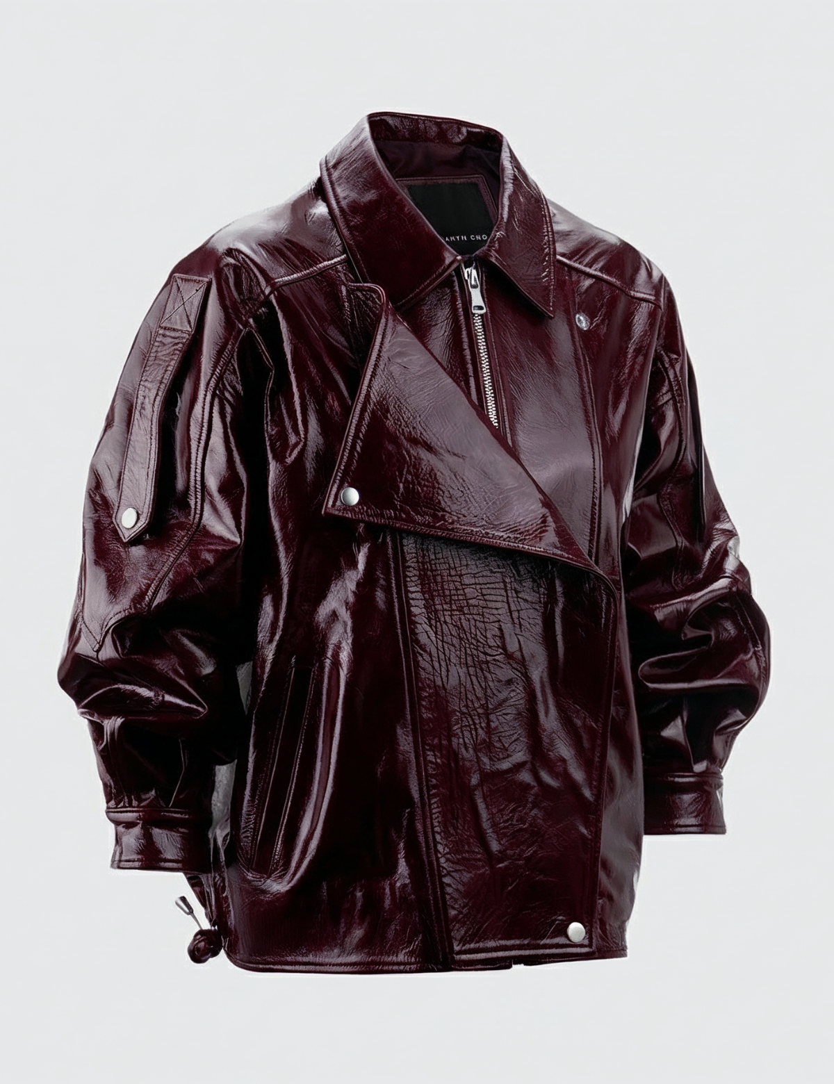 Chaqueta Santos Charol Granate
