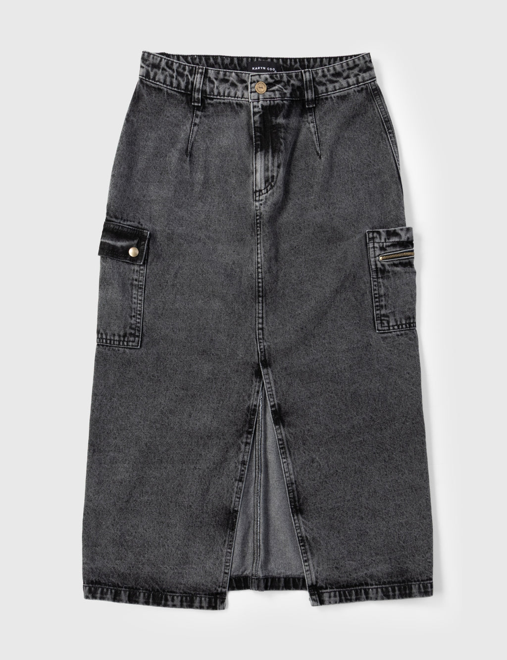 Falda Denim Ninfa Recycled Negro