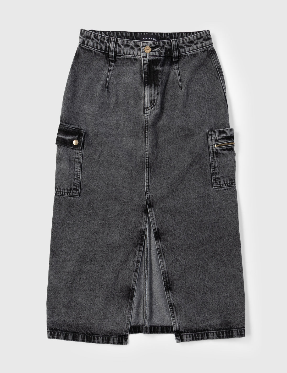 Falda Denim Ninfa Recycled Negro