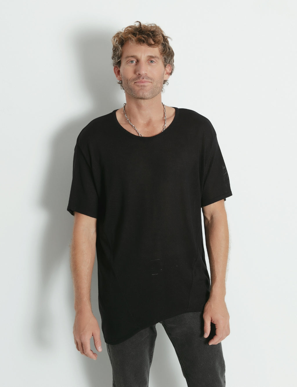Polera tejida Norton negro