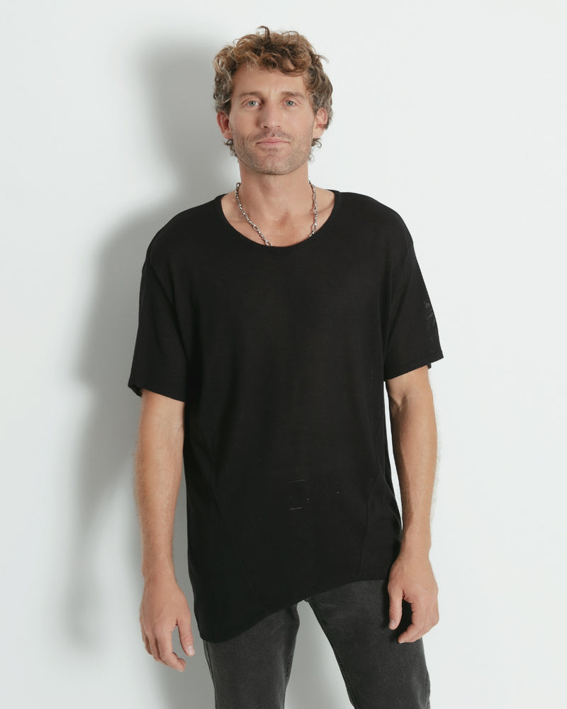 Polera tejida Norton negro