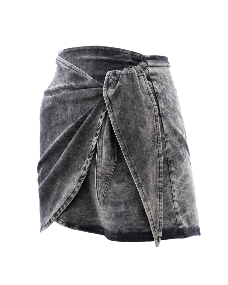 Falda gabardina Anakena gris