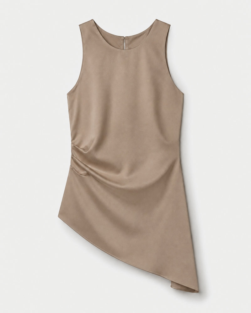 Blusa Raso Celina Taupe