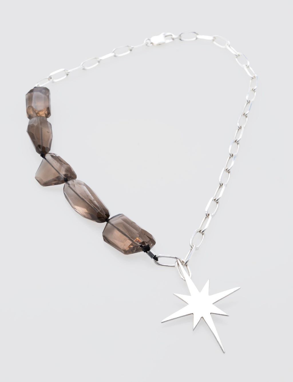 Collar piedra Rosa de los Vientos Plata
