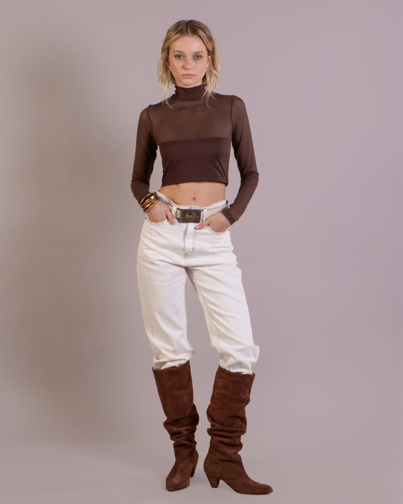 Polera Beatle Crop Maya Moro