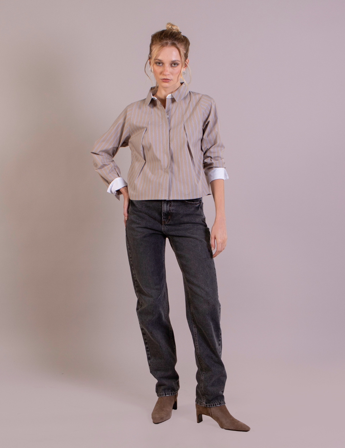 Blusa Midi Xilo Beige