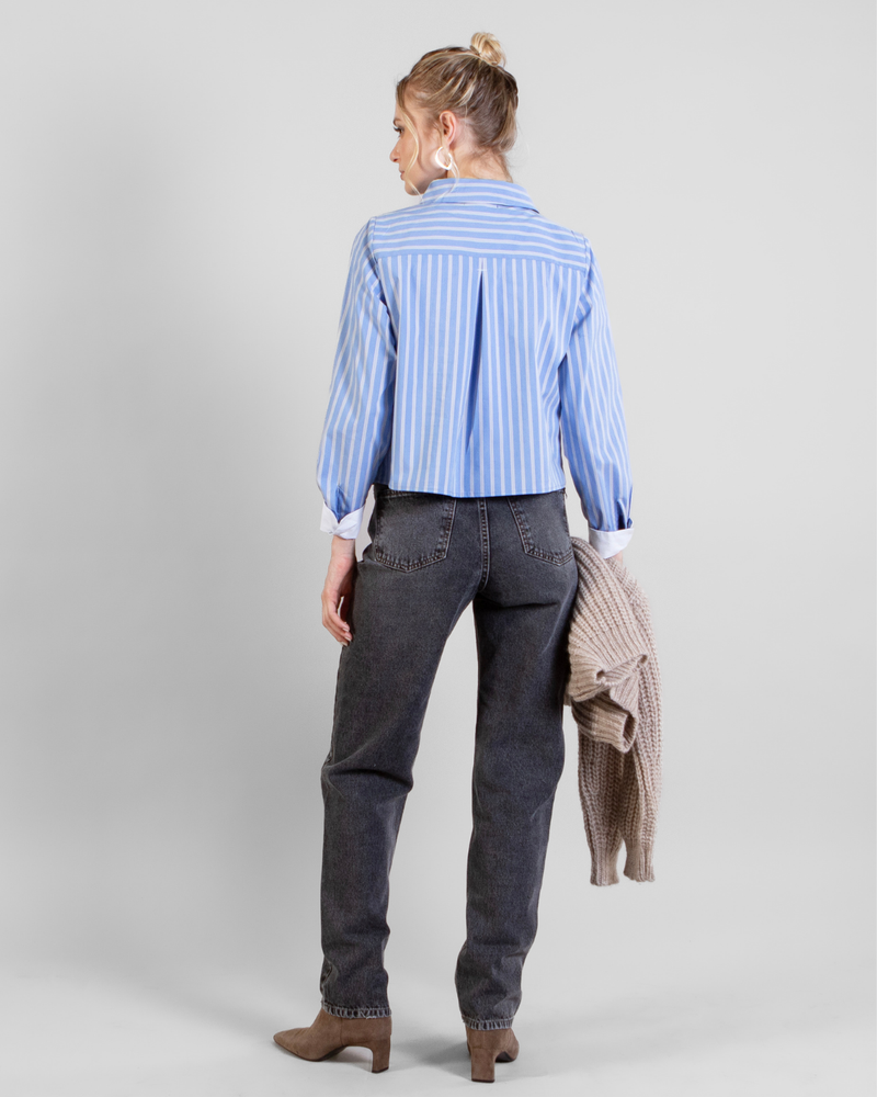 Blusa Midi Xilo Celeste