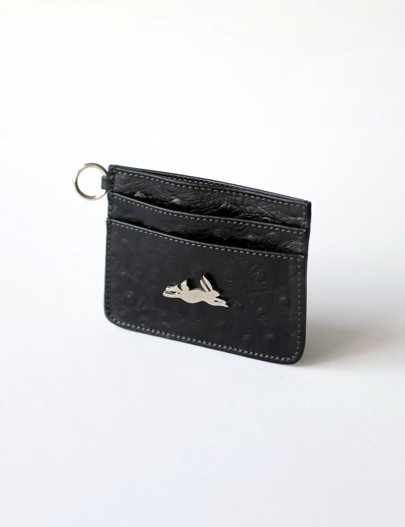 Tarjetero Stella Avestruz Negro