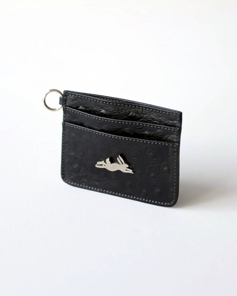 Tarjetero Stella Avestruz Negro