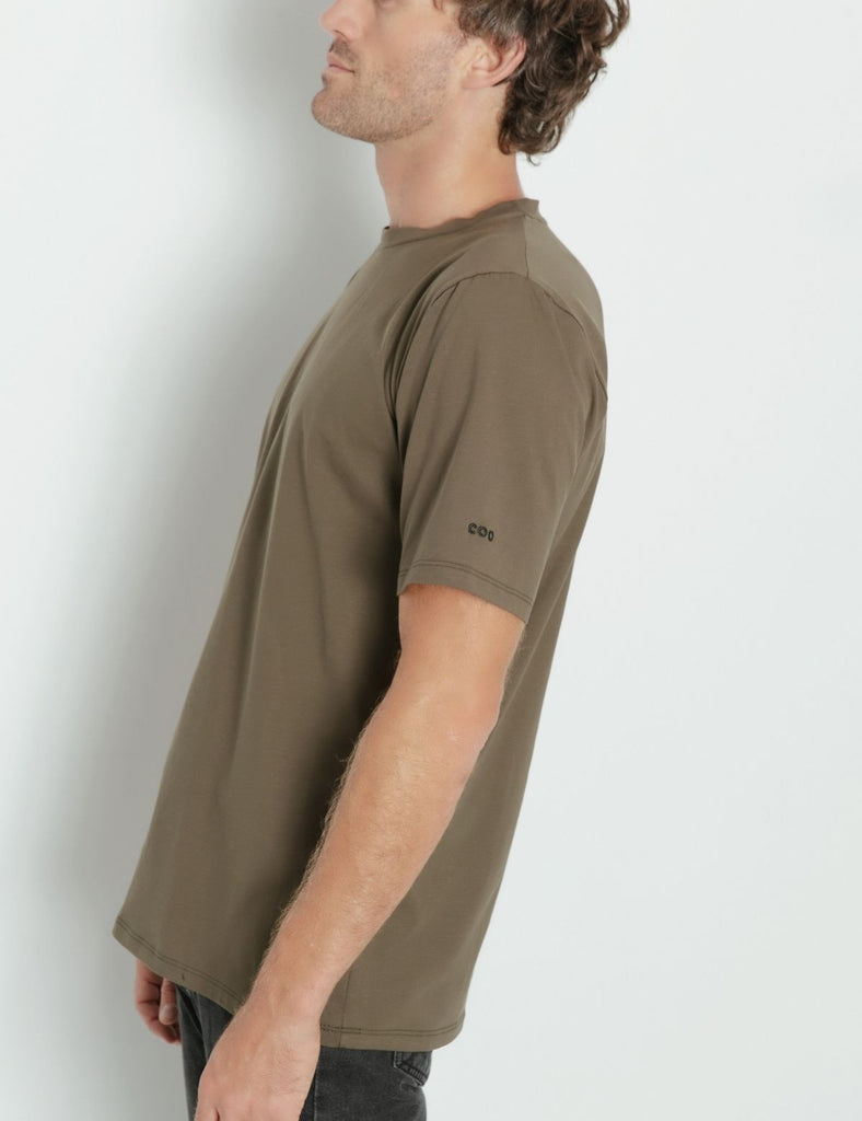 Polera algodón Bailey militar