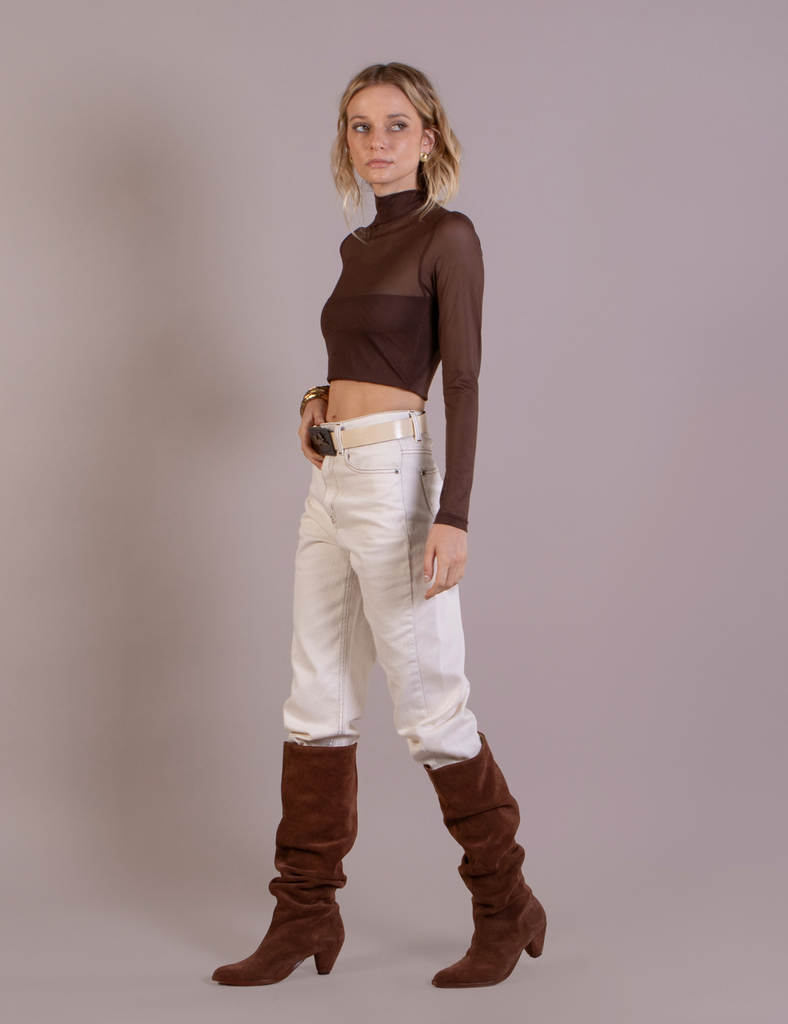 Polera Beatle Crop Maya Moro