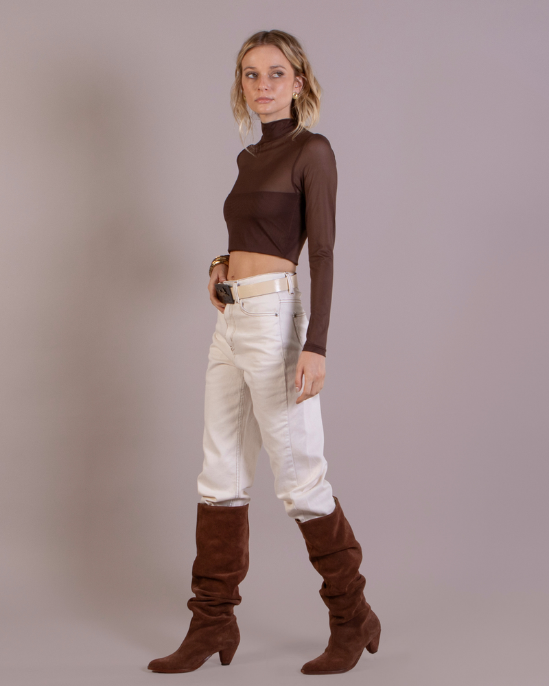 Polera Beatle Crop Maya Moro